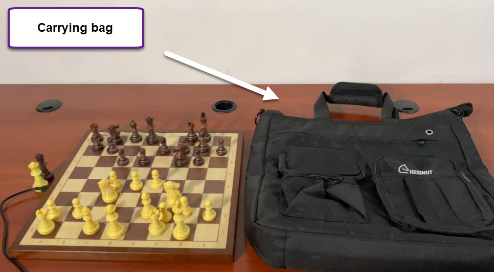 iChessOne folding, wood electronic chess board with phone app - Geeky  Gadgets