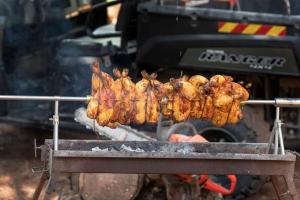 LB Spinner: Portable BBQ Spinner Rotisserie Grill