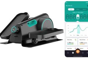 MODVEL App Connected Under Desk Elliptical
