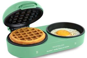 Nostalgia MyMini Waffle Maker & Griddle