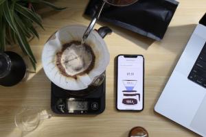 Blackcoffee.io App Connected Coffee Scale
