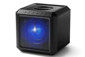 Philips X4207 Bluetooth Party Cube Speaker with Party Lights, 50-Sync Function