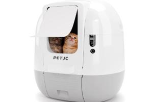 PETJC App Connected Self Cleaning Cat Litter Box