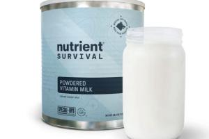 Nutrient Survival Powdered Vitamin Milk with 25 Years Shelf Life