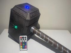 3D Printed Thor’s Hammer with 6 Infinity Stones