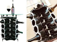 Engine Block Wine Rack: Gift Idea for Gearheads