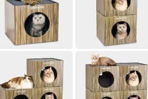 PetNF Stackable Heated Cat Cube