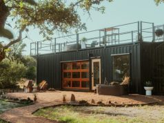The Porter 40ft Shipping Container Home with Staircase, Party Deck