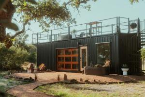The Porter 40ft Shipping Container Home with Staircase, Party Deck