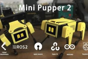 Mini Pupper 2 ROS2 Robot Kit for Raspberry Pi / Arduino