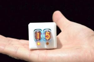 TiNixie: Tiny Nixie Tube Alarm Clock