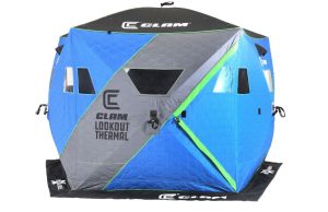 CLAM 500 Insulated Lookout Thermal Hub Ice Shelter