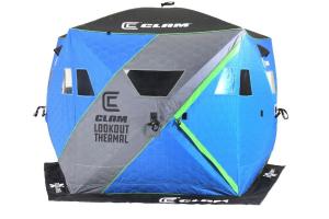 CLAM 500 Insulated Lookout Thermal Hub Ice Shelter