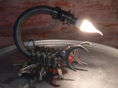 Scorpio Steampunk Lamp by AmorphArtCraft