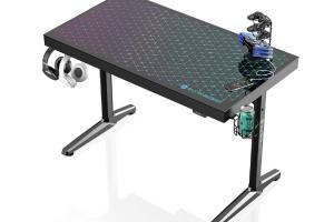 Eureka RGB LED Gaming Desk with App Control