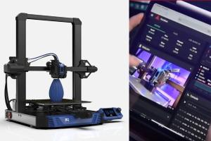 BIQU Hurakan DIY 3D Printer with WiFi, RGB Lights