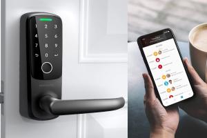 ULTRALOQ Latch 5 Lever Lock with Integrated WiFi