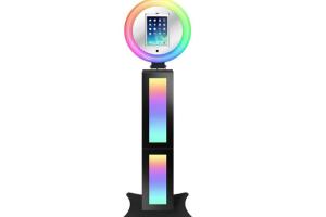 WIVIKIOSK PB-02iC iPad Photo Booth & Ring Light