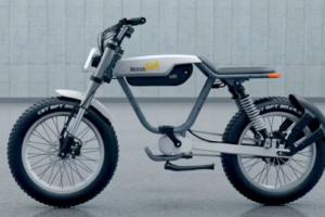 Buxus Eva E-Motorcycle with 30mph Top Speed, 64 Miles Range