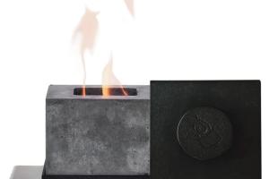 Square FLIKR Fire Personal Fireplace