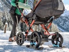 Wheelblades XL Stroller Skis for Snow & Sand