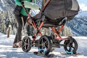 Wheelblades XL Stroller Skis for Snow & Sand