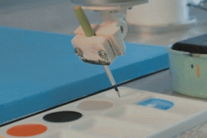 Robot Artist Robohood 1.0 Oil Painting Robot