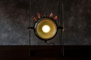 IZH Motorcycle Headlight Nixie Clock