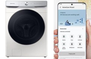 Samsung 5.0 cu.ft. Smart Washer with AI Powered Dial, WiFi