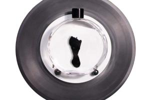 Vinyl Record Ferrofluid Music Visualizer