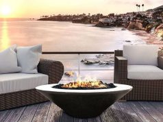 Prism Hardscapes Embarcadero Concrete Gas Fire Table