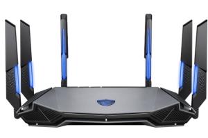 MSI Radix AXE6600 WiFi 6E Tri-Band AI Gaming Router (1.8GHz Quad-Core)