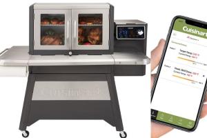 Cuisinart CGWM-080 Clermont Pellet Grill & Smoker (8-in-1) with App Control