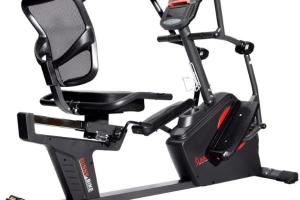 Sunny Health & Fitness Recumbent Cross Trainer with SunnyFit App