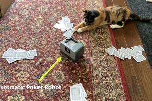 Rechargeable Poker Card Dealing Robot