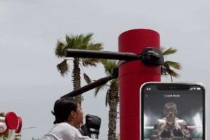 Boxing Buddy: Robotic Boxing Trainer with 2 Rotating Arms