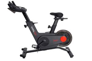 Sunny Health & Fitness TRYDEN Connected Exercise Bike with App