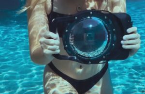 GDome Mobile Pro V2 Underwater iPhone Housing with 7-inch Dome Port