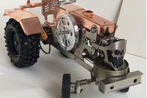 PeleusTech Hot Air Stirling Engine Tractor