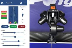 Power Pong Omega App Connected Ping Pong Robot