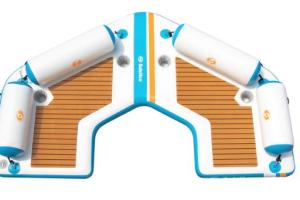 SOLSTICE Inflatable Floating Dock for Lakes, Pools