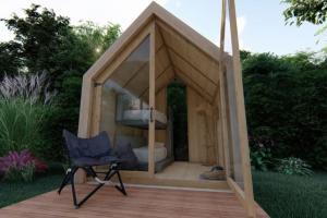 Modular Camping Cabin / Backyard Office