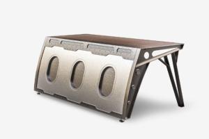 SkyArt’s C Desk is Made from an Airbus A320 Fuselage