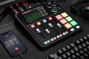 Rode RodeCaster Duo Streaming Mixer with WiFi/Bluetooth, iOS Support