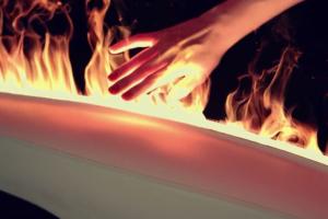 FlameShip 3D Water Vapor Fireplace with Cold Flame