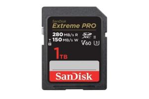 SanDisk 1TB Extreme PRO SDXC UHS-II Memory Card (V60) for 6K Video