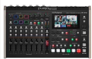 Roland VR-6HD Streaming Mixer with 6 Inputs, iPad Control