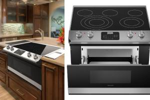 Sharp STR3065HS Smart Rangetop with Microwave Drawer Oven, Alexa, App Control