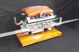 Ferrari Scaglietti V12 Engine Coffee Table by Grzegorz