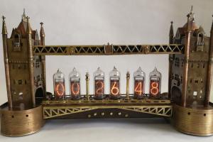 Handmade Tower Bridge Nixie Clock